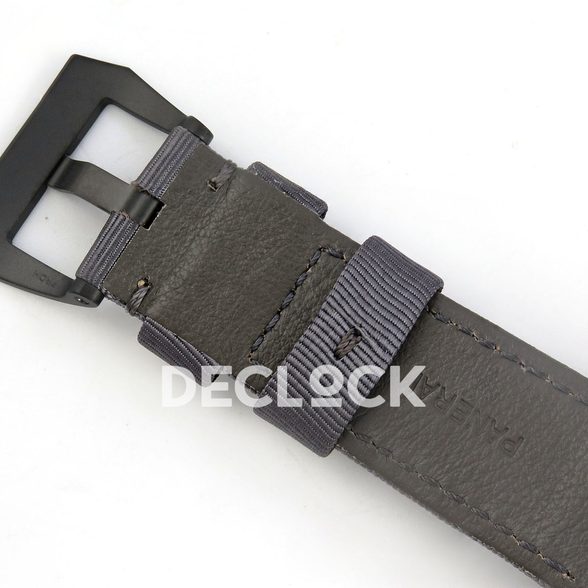 Panerai Luminor BiTempo New York PAM01467 Grey Ombre DLC Nylon VSF P9010 GMT replica - strap reverse
