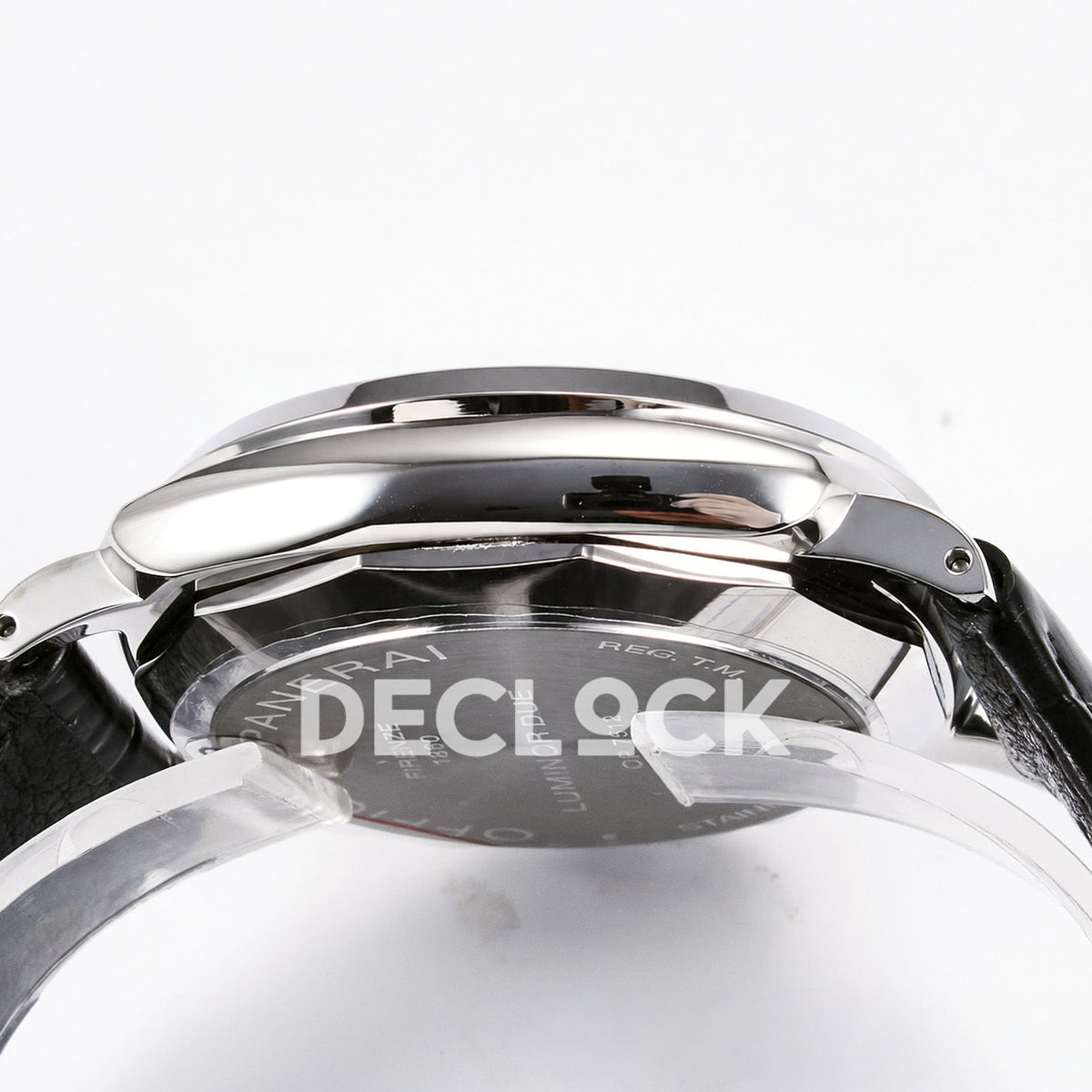 Panerai Luminor Due PAM01250 Anthracite Dial Black Leather VSF P900 replica - case profile