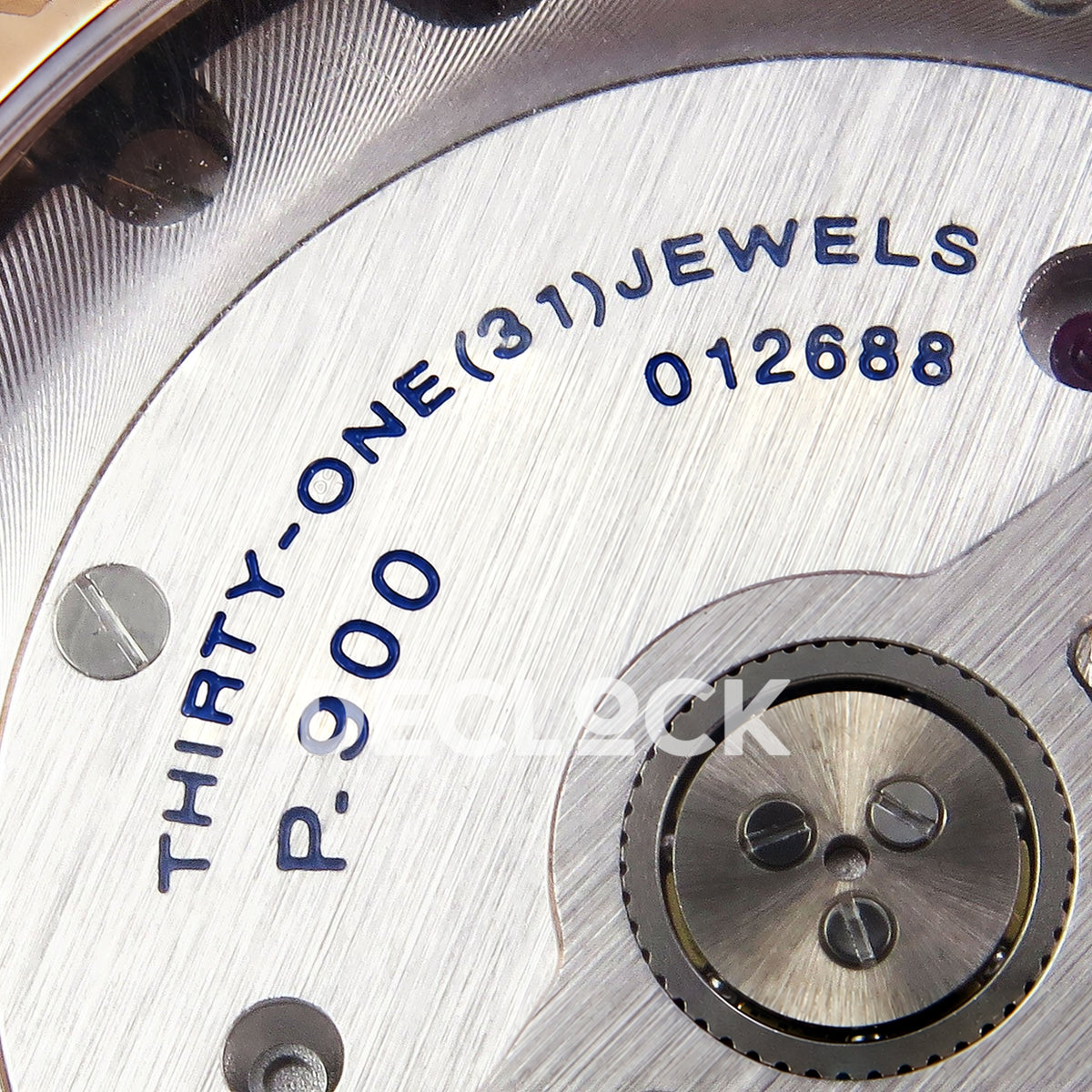 Panerai Luminor Due PAM01336 White Black Leather VSF P900 replica - calibre engraving