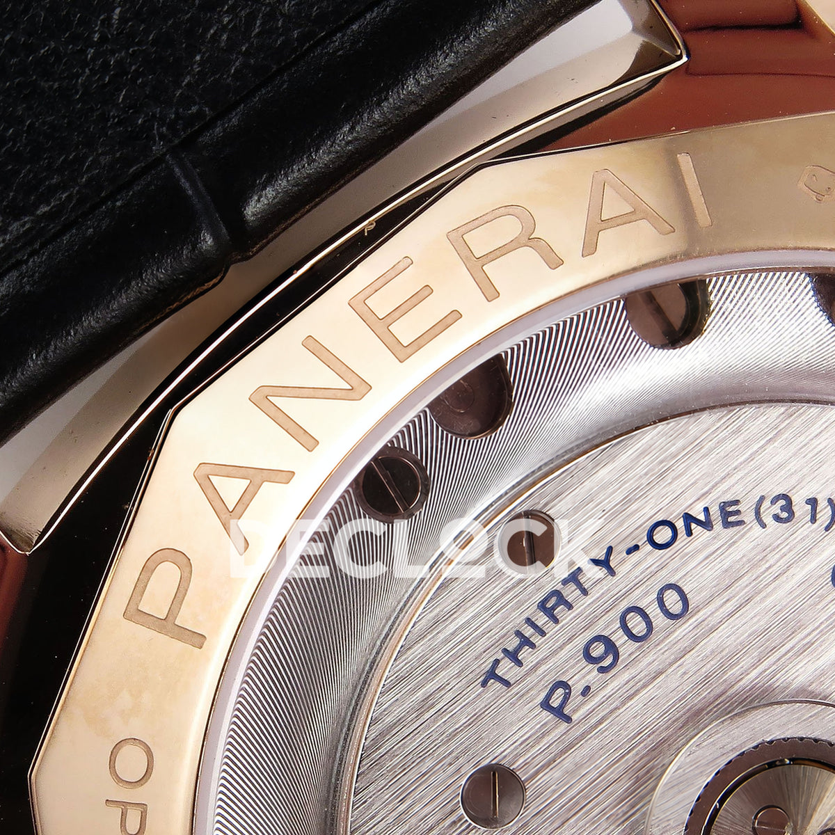 Panerai Luminor Due PAM01336 White Black Leather VSF P900 replica - caseback engraving