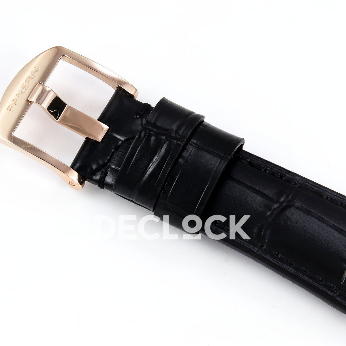 Panerai Luminor Due PAM01336 White Black Leather VSF P900 replica - leather strap buckle