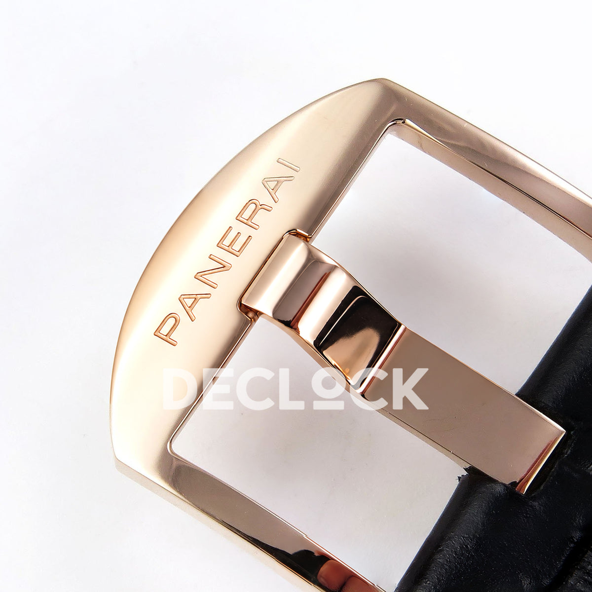 Panerai Luminor Due PAM01336 White Black Leather VSF P900 replica - buckle engraving