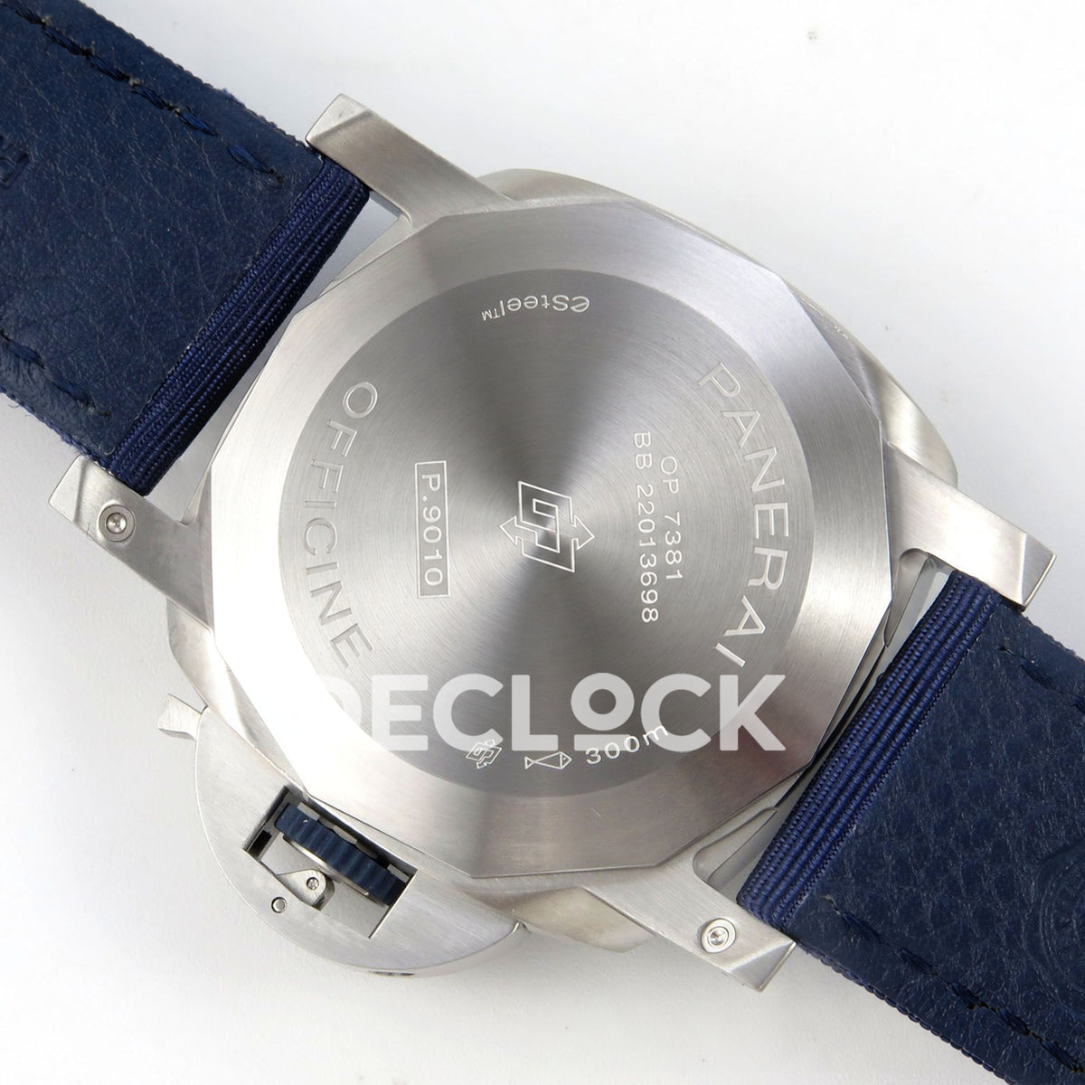 Panerai Luminor Marina Blu Profondo PAM01157 Blue Nylon VSF P9010 Updated replica - mike horn caseback