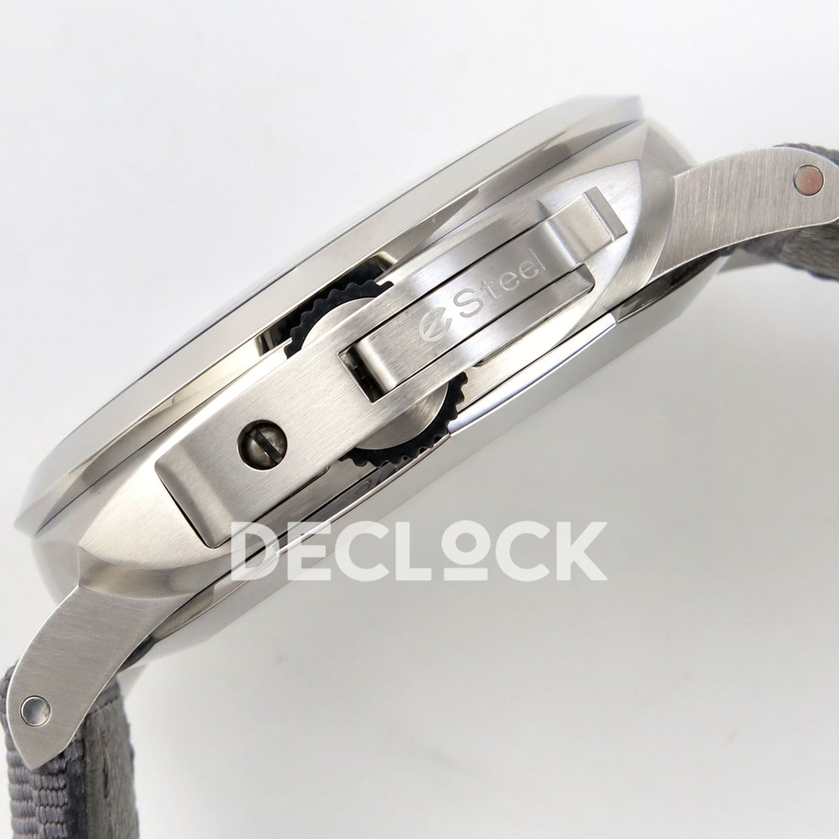 Panerai Luminor Marina Grigio Roccia PAM01358 Grey Nylon VSF P9010 Updated replica - crown guard