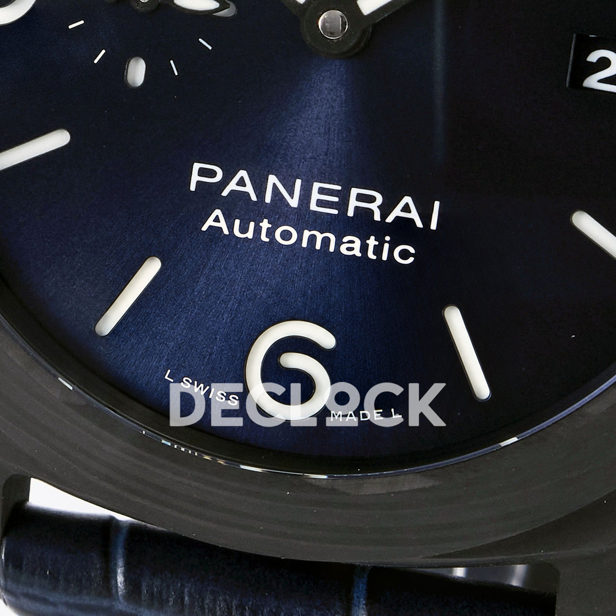 Panerai Luminor Marina PAM01664 Carbotech Blue Dial Leather VSF P.9010 replica - dial small seconds