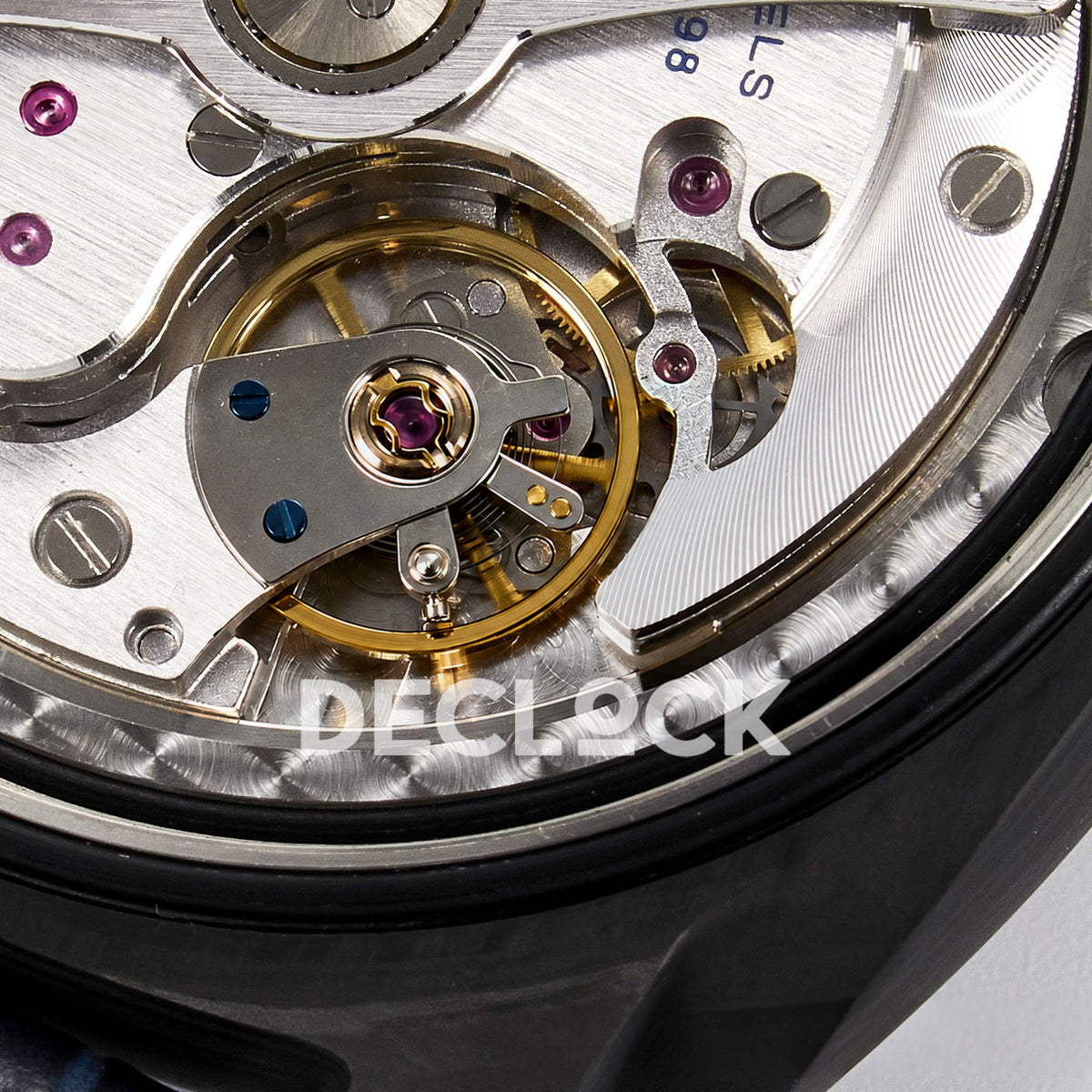 Panerai Luminor Marina PAM01664 Carbotech Blue Dial Leather VSF P.9010 replica - balance detail
