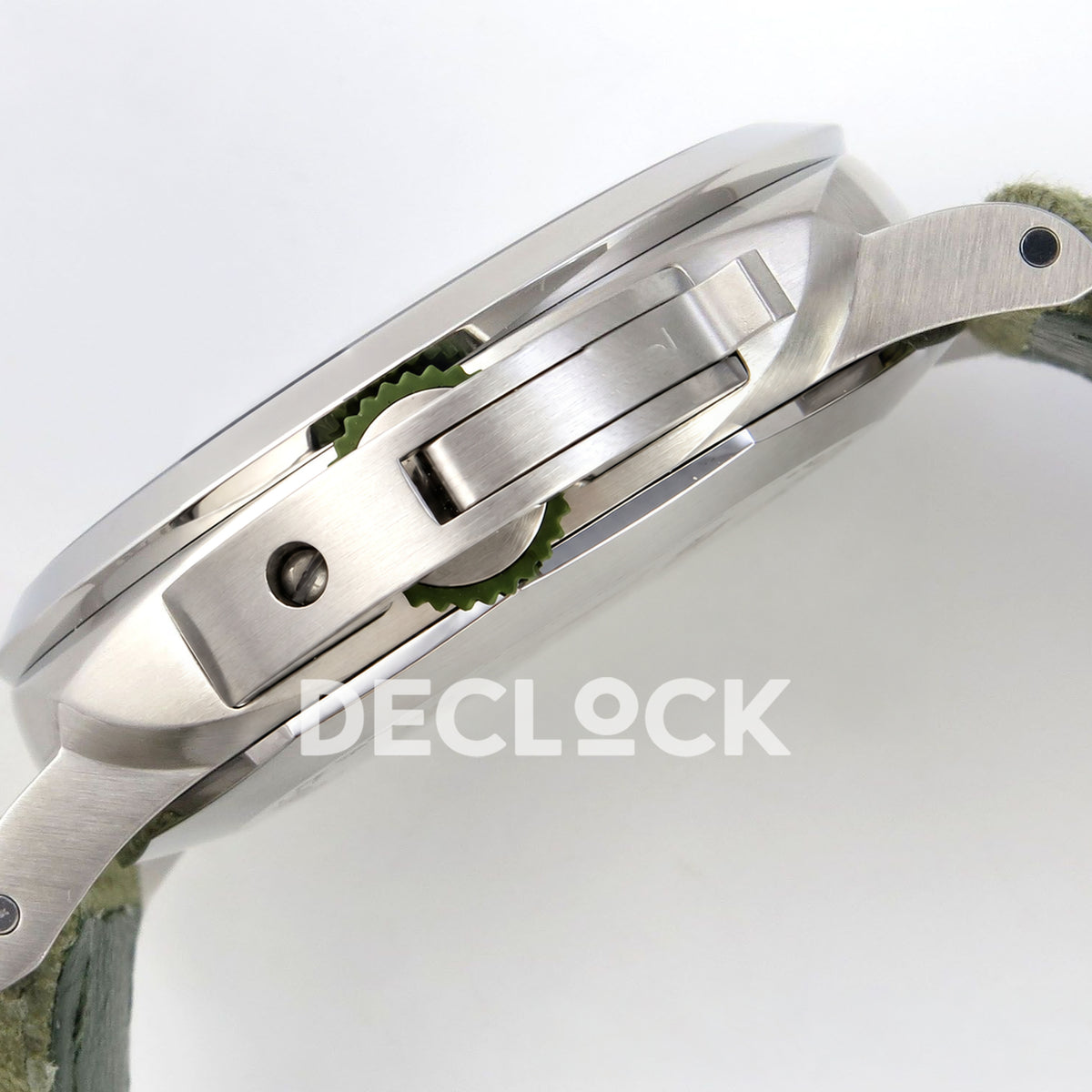 Panerai Luminor Marina Verde Smeraldo PAM01356 Green Nylon VSF P9010 Updated replica - crown guard