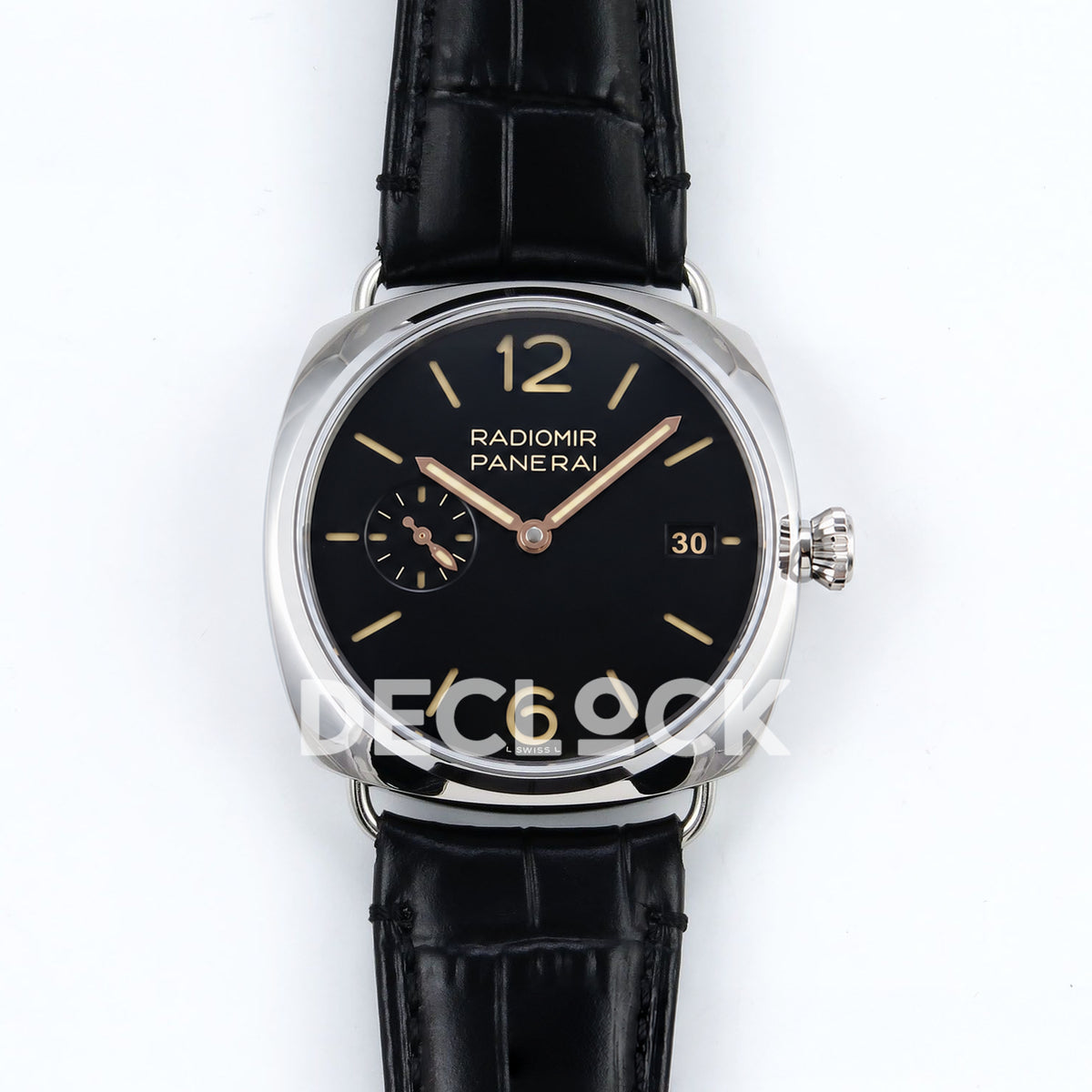 Panerai Radiomir Quaranta PAM01294 Black Dial Black Leather VSF P900 replica - front