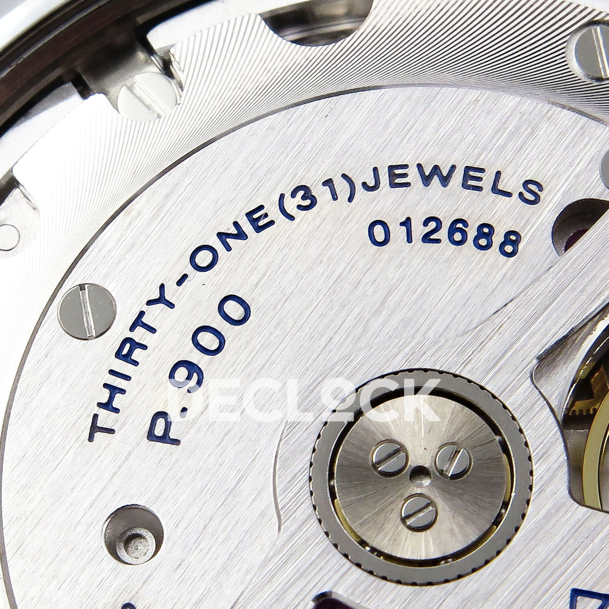 Panerai Radiomir Quaranta PAM01386 Green Dial Brown Leather VSF P900 replica - calibre engraving