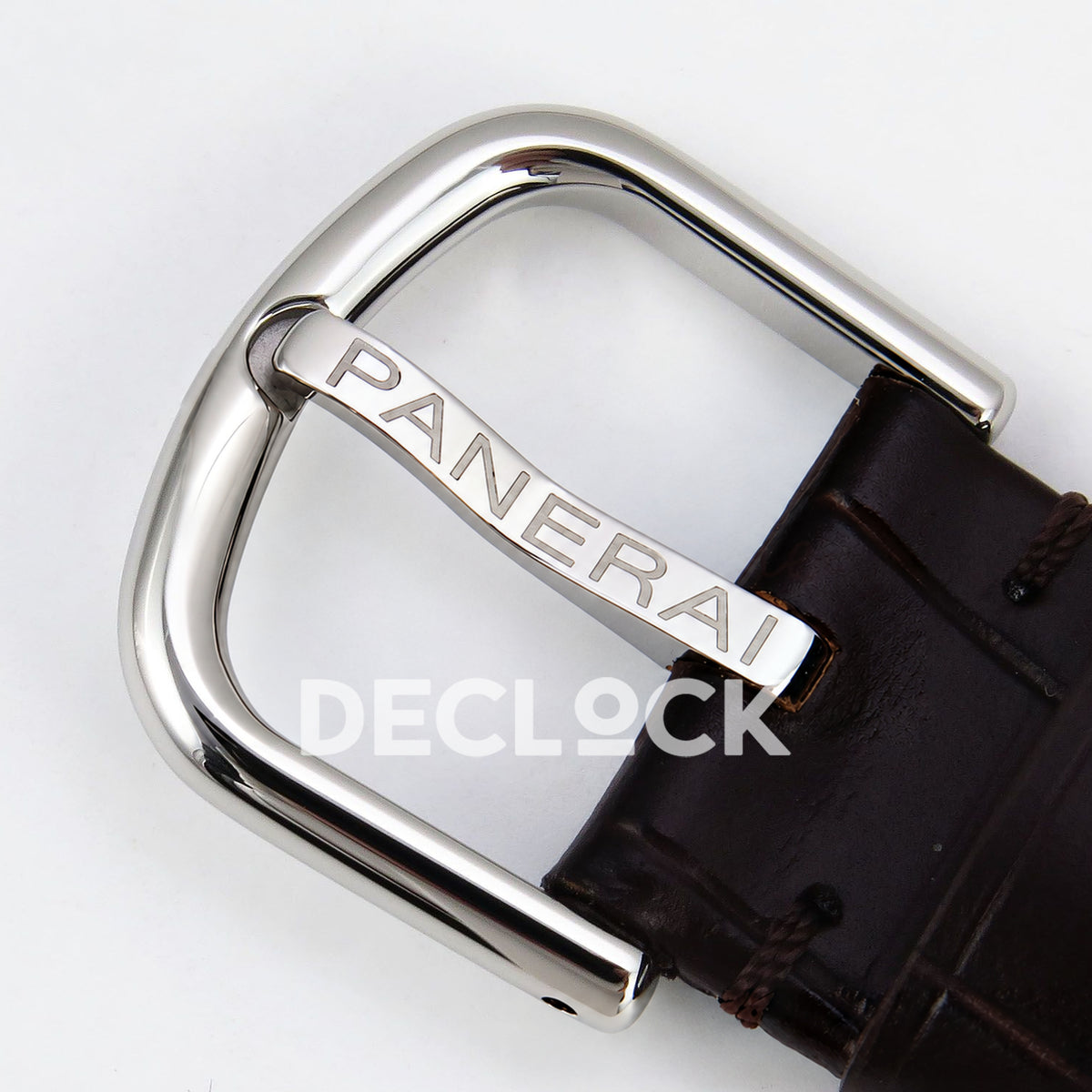 Panerai Radiomir Quaranta PAM01386 Green Dial Brown Leather VSF P900 replica - buckle engraving