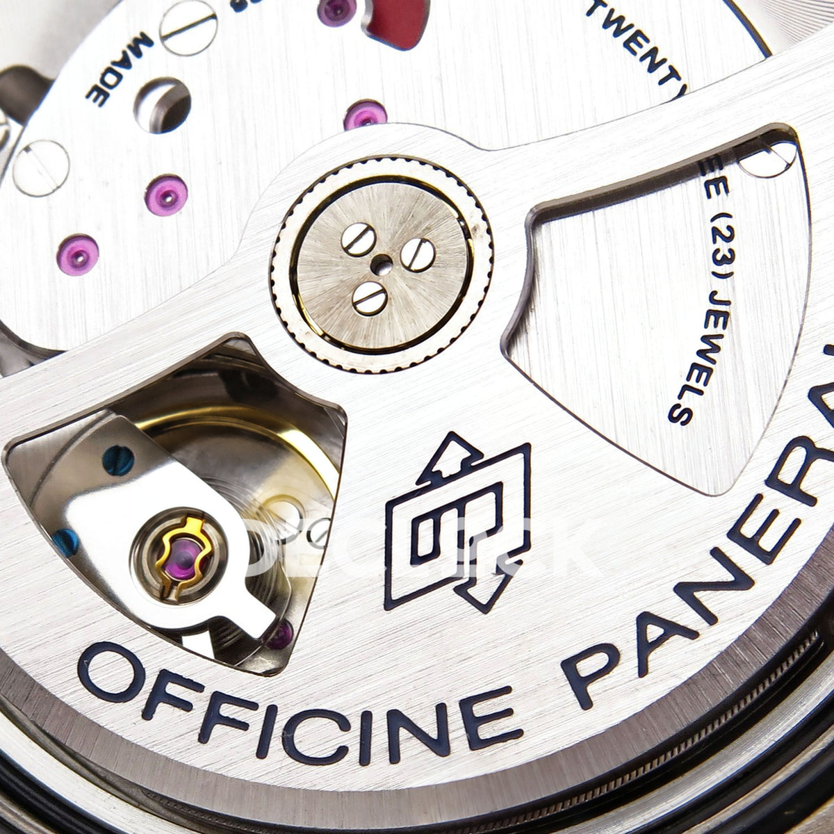 Panerai Submersible GMT Luna Rossa Titanio PAM01507 Blue Dial VSF P900 replica - rotor detail