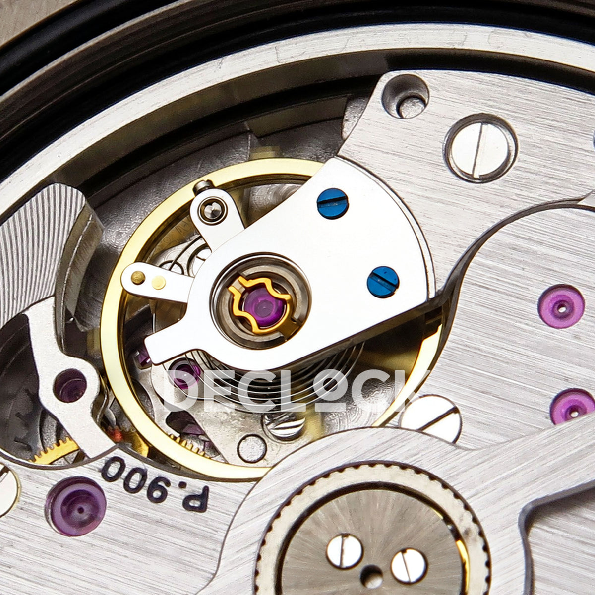 Panerai Submersible GMT Luna Rossa Titanio PAM01507 Blue Dial VSF P900 replica - balance detail