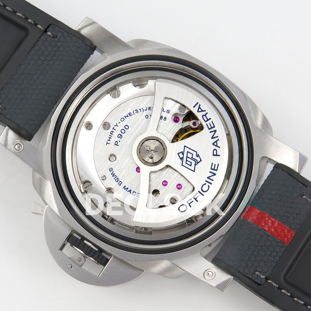 Panerai Submersible QuarantaQuattro Luna Rossa PAM01681 Silver Dial VSF P900 replica - movement back