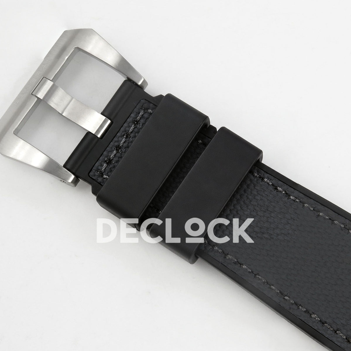 Panerai Submersible QuarantaQuattro Luna Rossa PAM01681 Silver Dial VSF P900 replica - fabric strap buckle