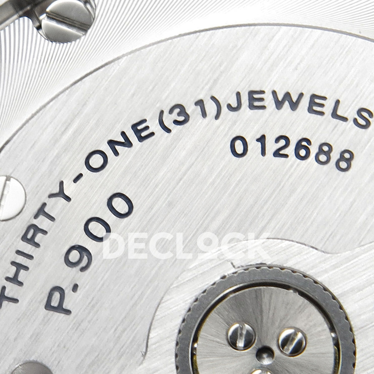 Panerai Submersible Mike Horn PAM01676 Blue Dial Rubber VSF P900 replica - calibre engraving