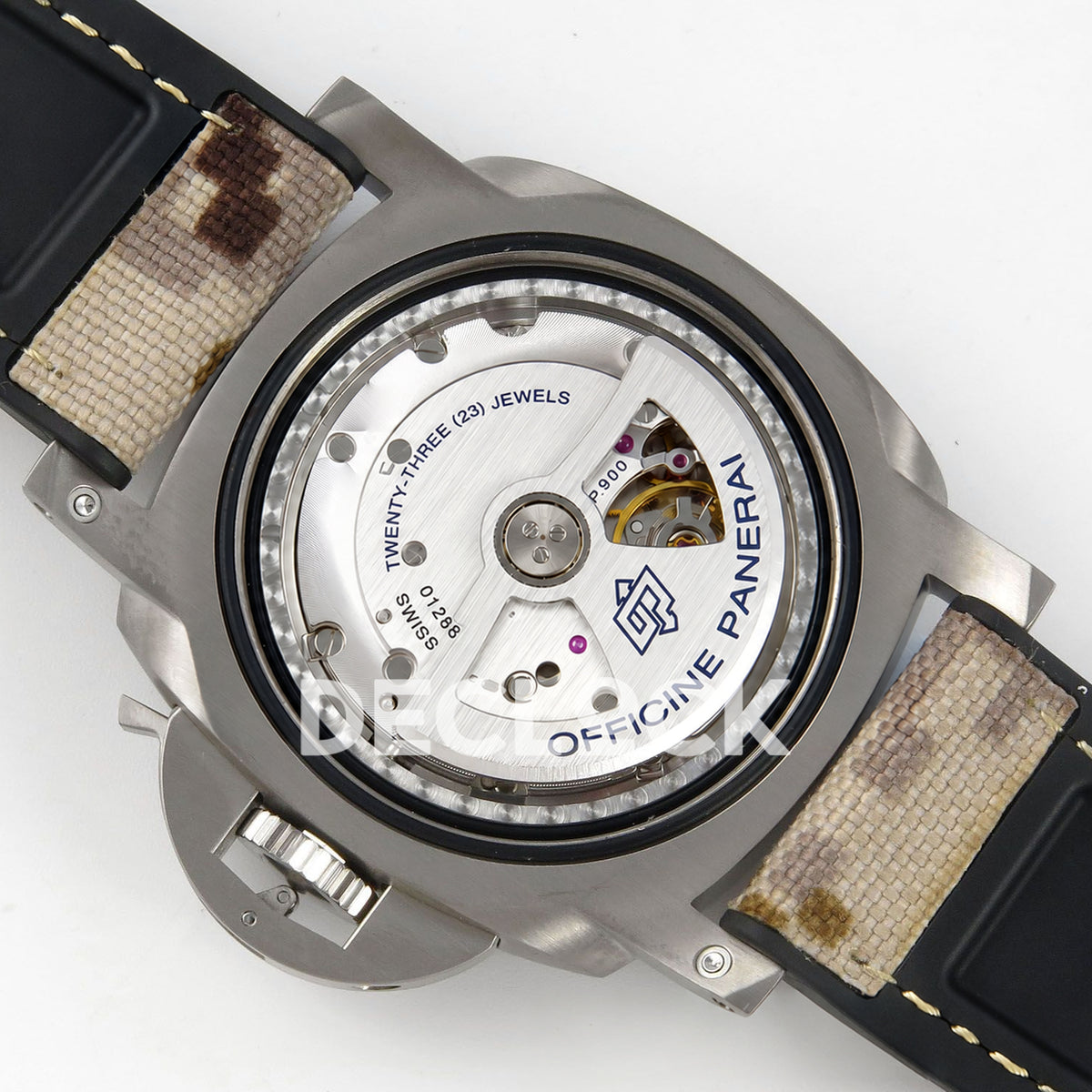 Panerai Submersible Navy SEALs Titanio PAM01669 Camouflage VSF P900 replica - movement back