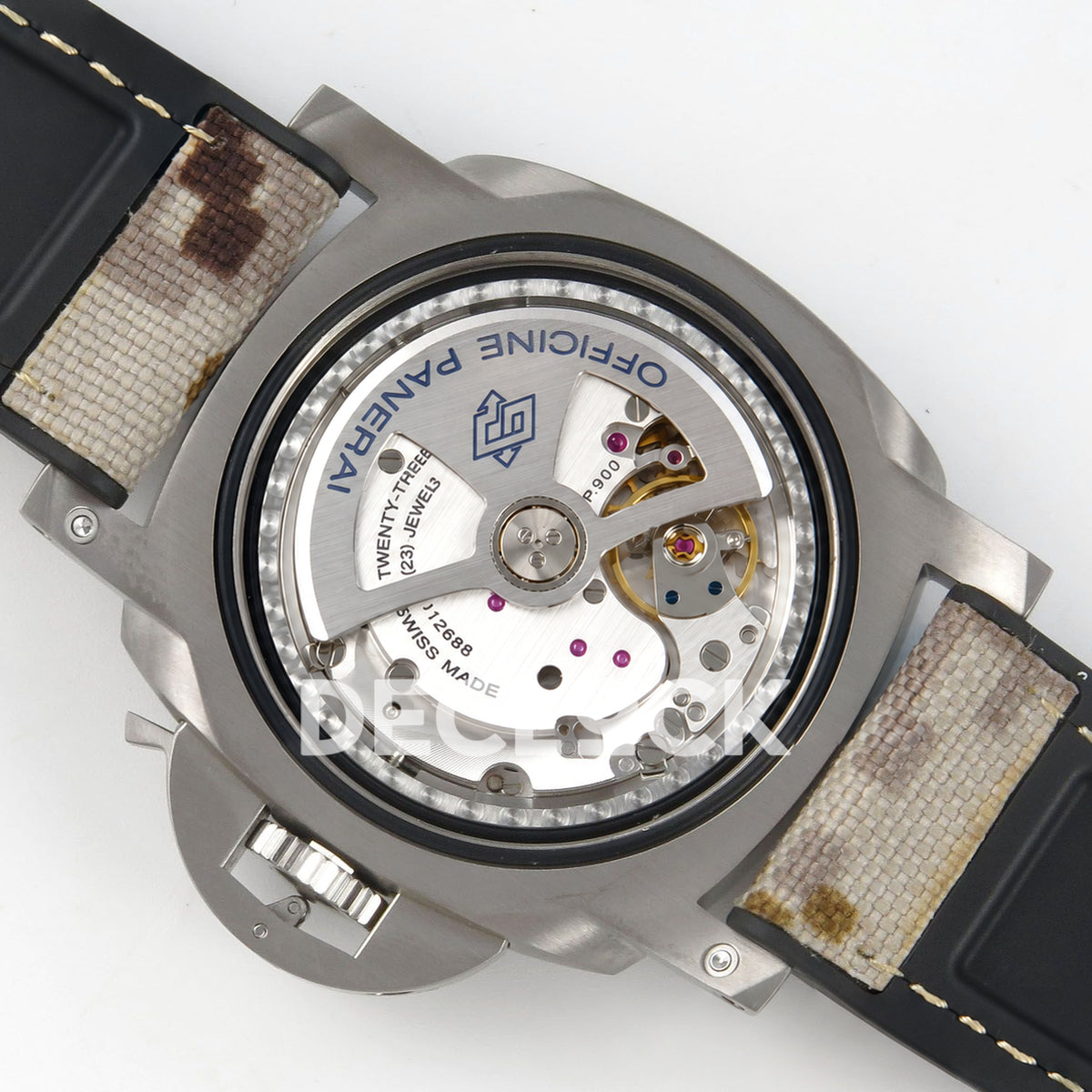 Panerai Submersible Navy SEALs Titanio PAM01669 Camouflage VSF P900 replica - movement angle