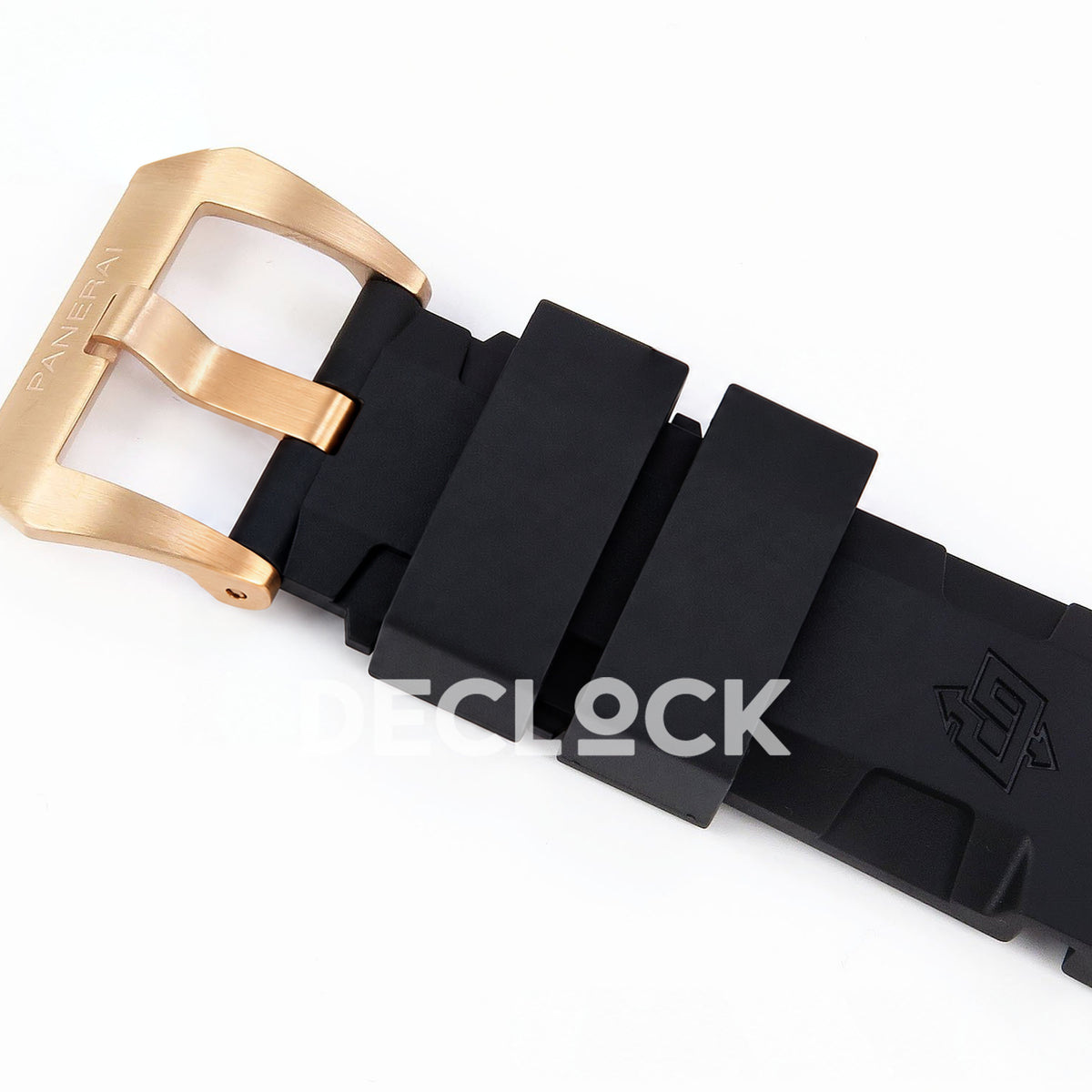 Panerai Submersible PAM02164 Rose Gold Black Rubber VSF P900 replica - rubber strap buckle