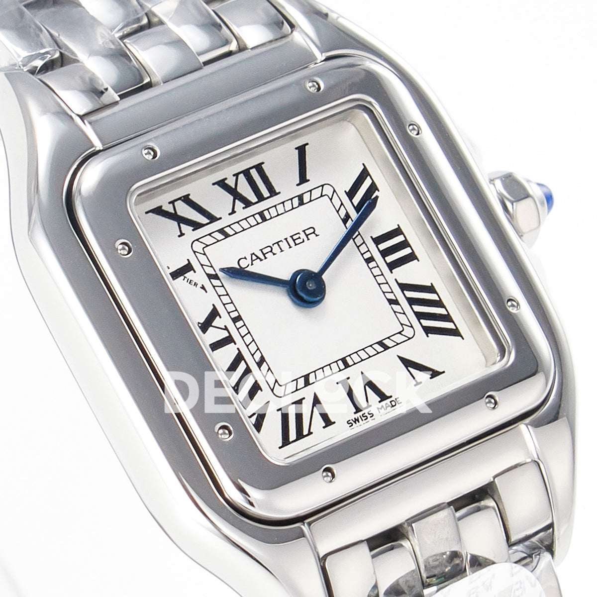 Panthère De Cartier Medium 37x27mm Steel White Dial Asian AAA+ Replica – angle 03
