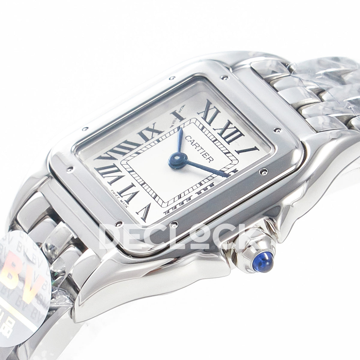 Panthère De Cartier Medium 37x27mm Steel White Dial Asian AAA+ Replica – angle 05
