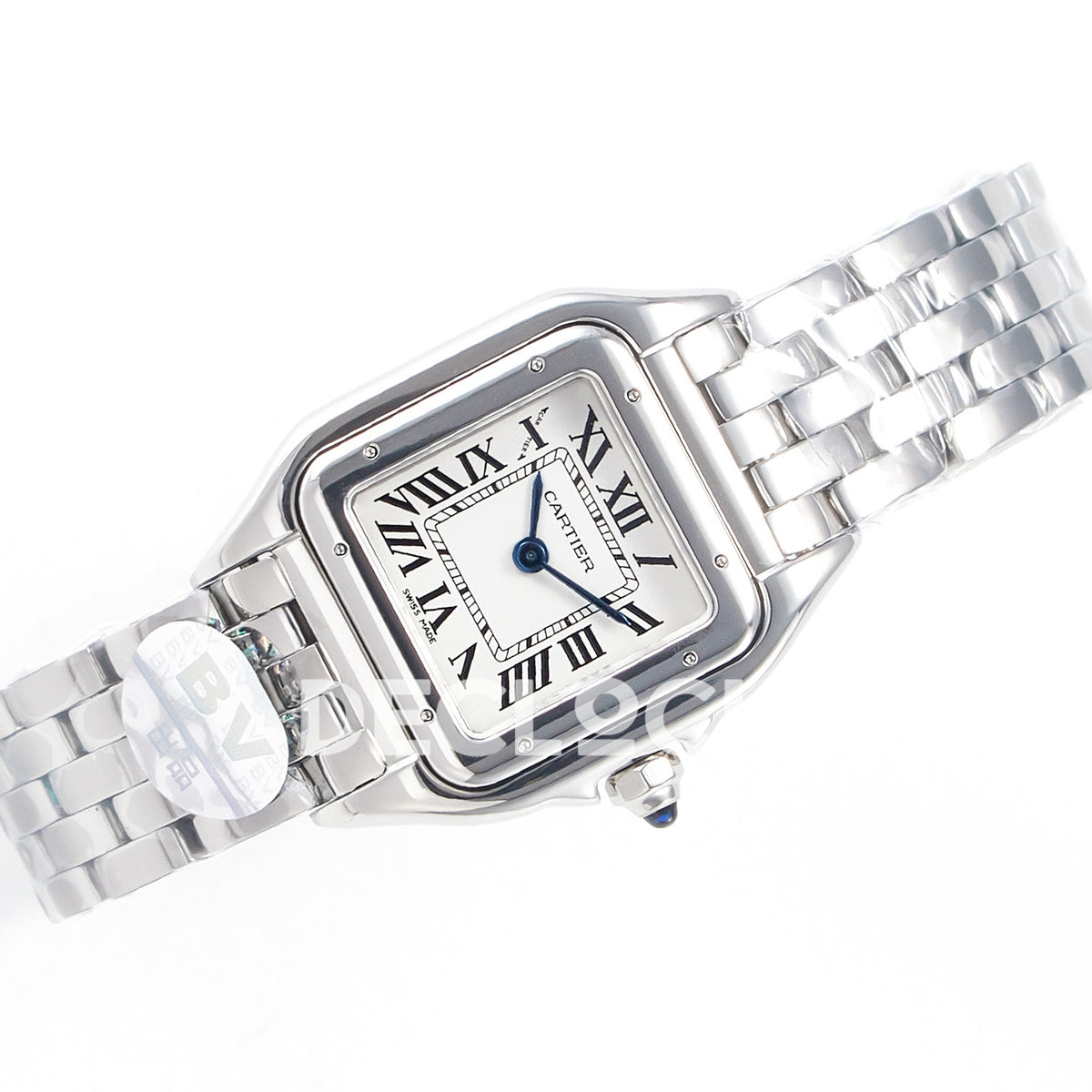 Panthère De Cartier Medium 37x27mm Steel White Dial Asian AAA+ Replica – angle 07