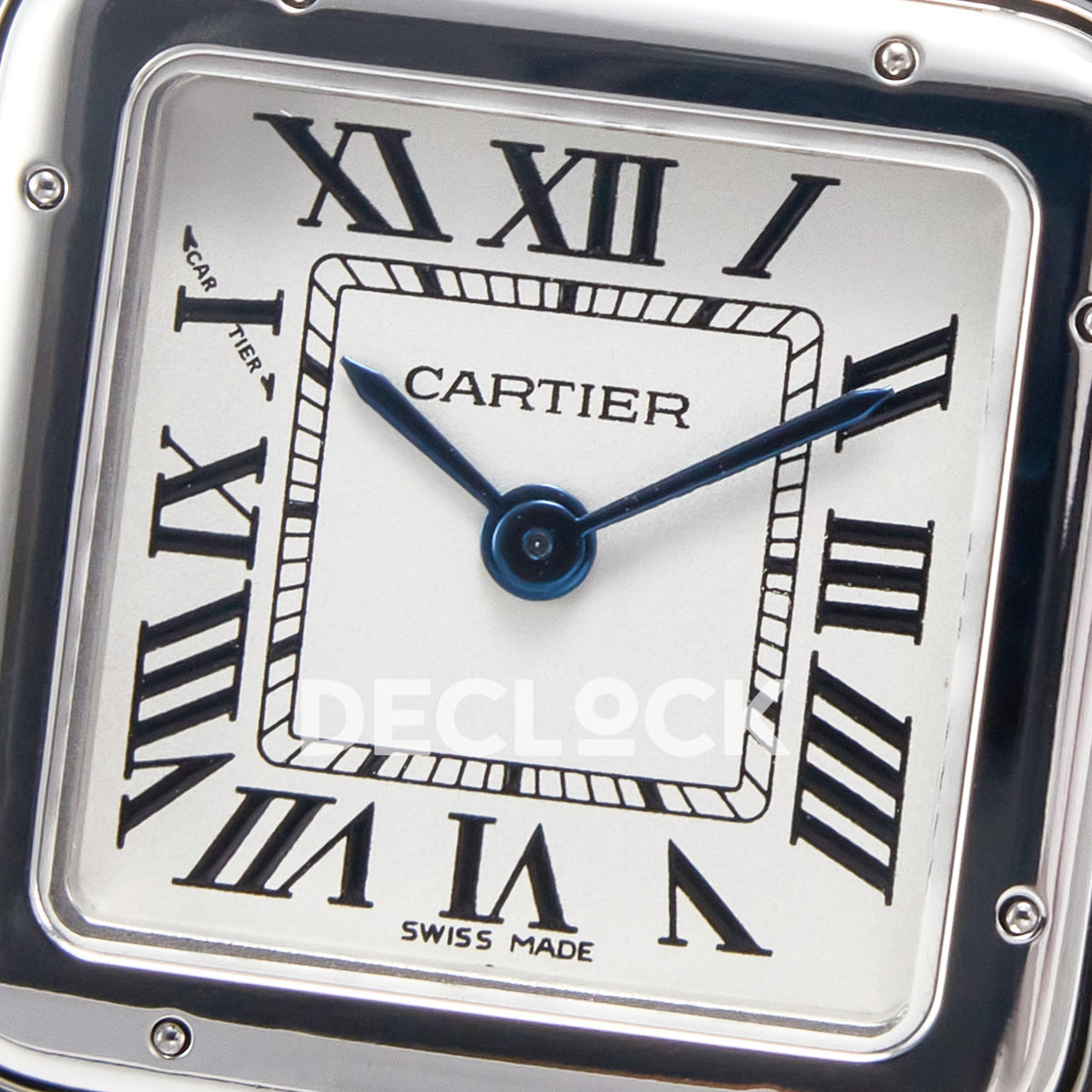 Panthère De Cartier Medium 37x27mm Steel White Dial Asian AAA+ Replica – dial detail 09