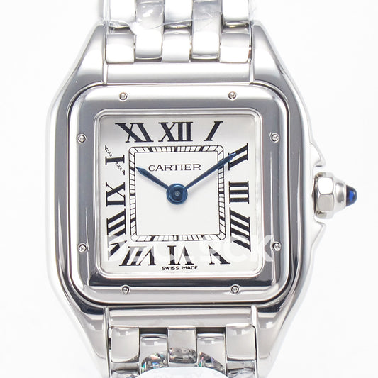 Panthère De Cartier Medium 37x27mm Steel White Dial Asian AAA+ Replica – dial front 02