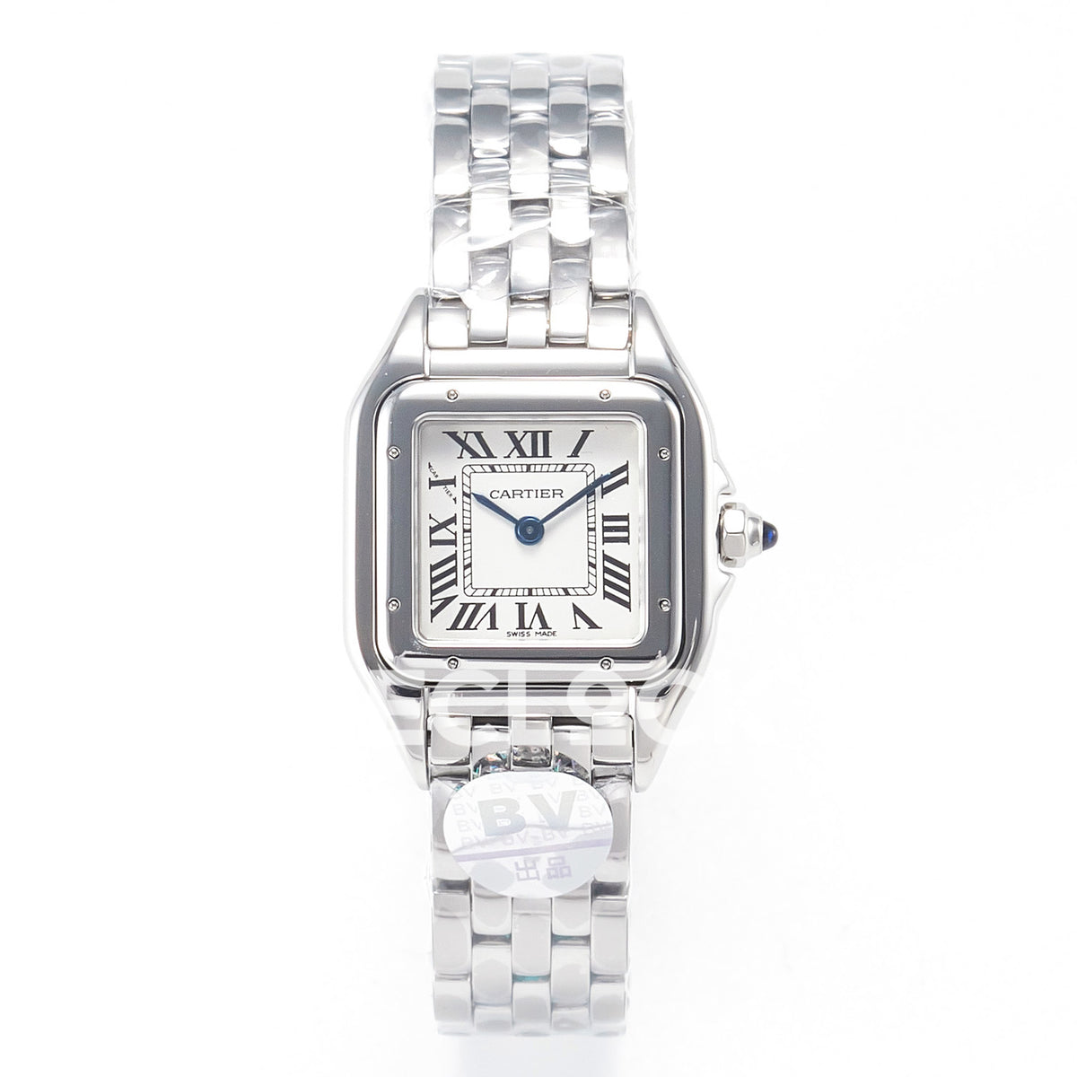 Panthère De Cartier Medium 37x27mm Steel White Dial Asian AAA+ Replica – front 01