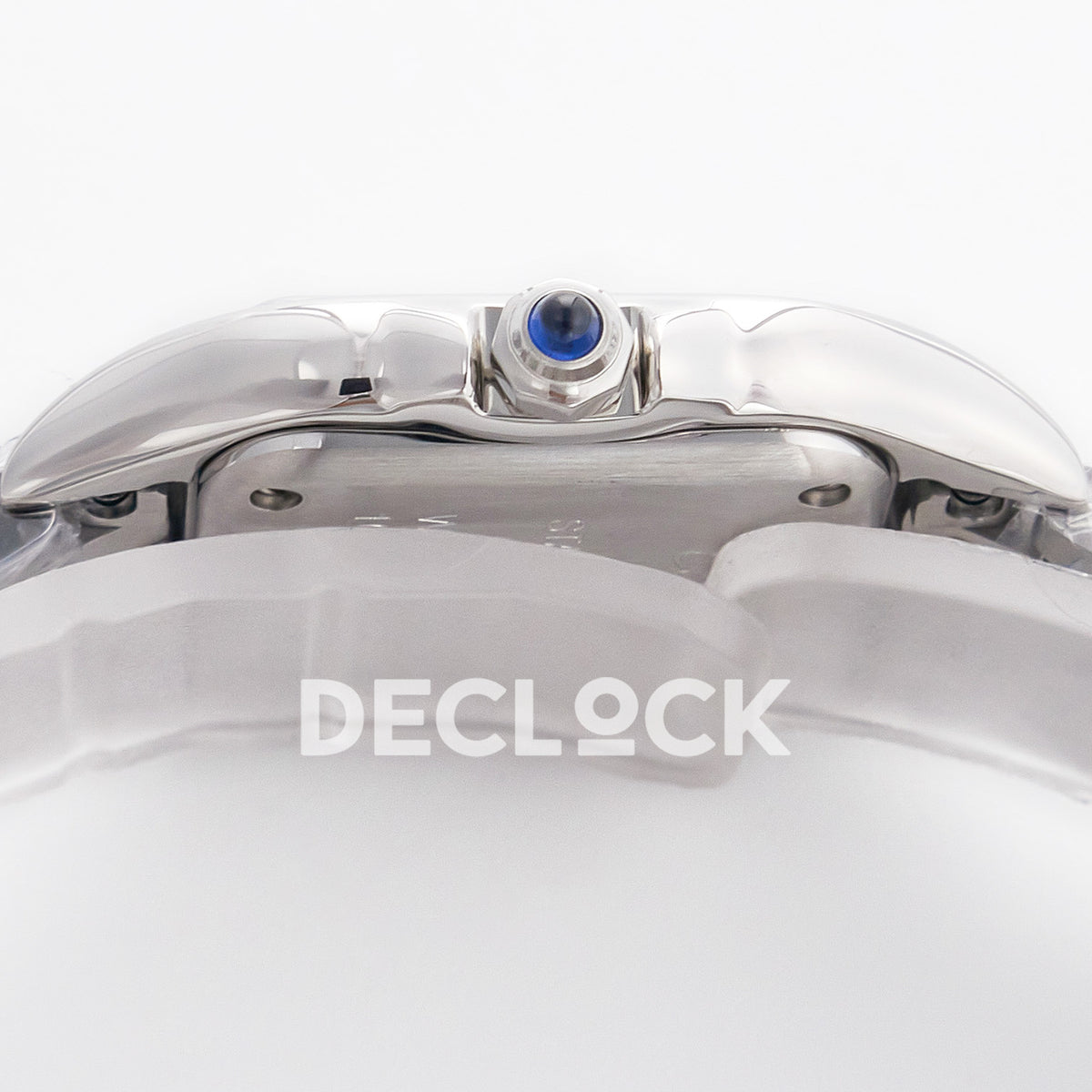 Panthère De Cartier Medium 37x27mm Steel White Dial Asian AAA+ Replica – watch detail 11