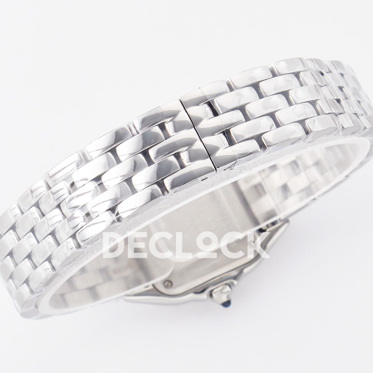 Panthère De Cartier Medium 37x27mm Steel White Dial Asian AAA+ Replica – watch detail 13