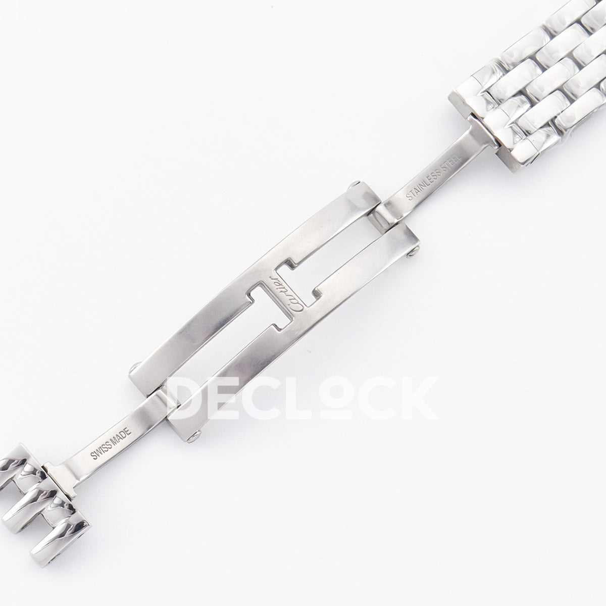 Panthère De Cartier Medium 37x27mm Steel White Dial Asian AAA+ Replica – watch detail 18
