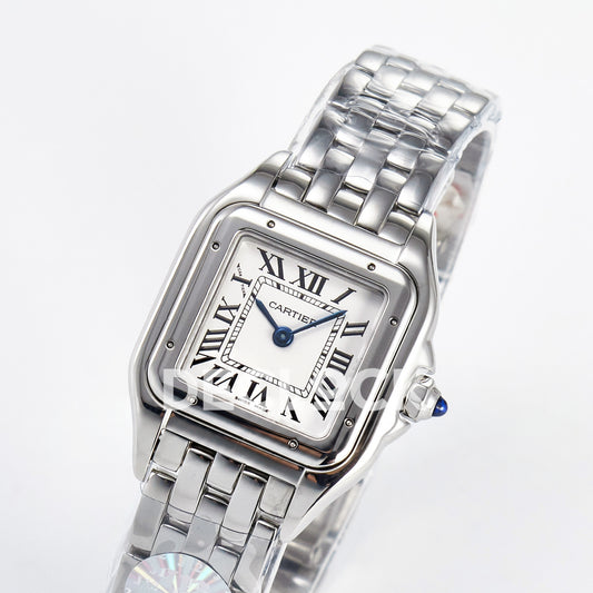 Panthère De Cartier Mini 22x18mm Steel White Dial Asian AAA+ Replica – angle 03