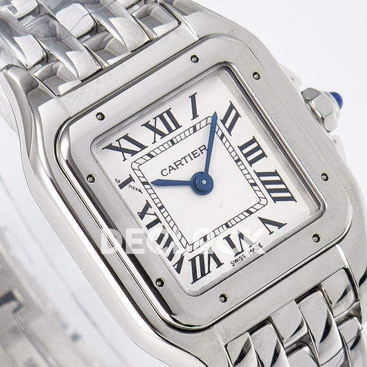 Panthère De Cartier Mini 22x18mm Steel White Dial Asian AAA+ Replica – angle 04