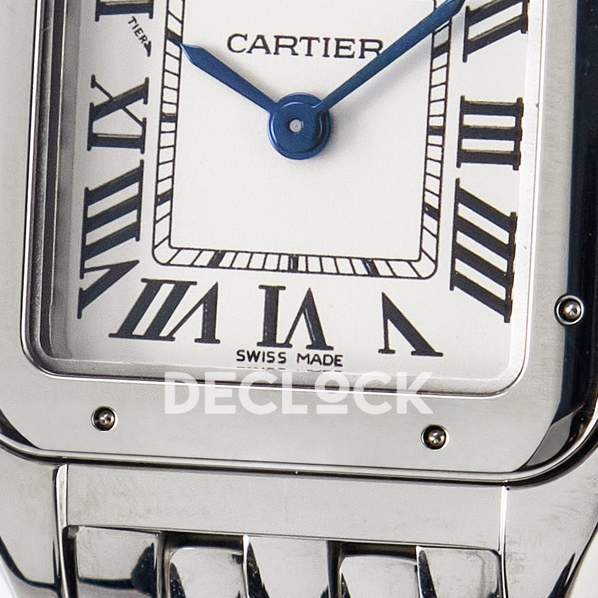 Panthère De Cartier Mini 22x18mm Steel White Dial Asian AAA+ Replica – dial detail 10