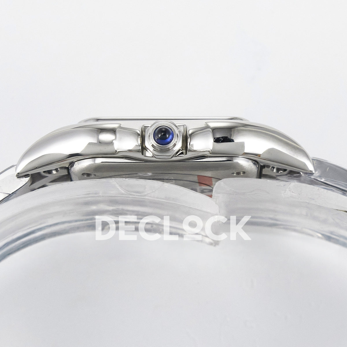 Panthère De Cartier Mini 22x18mm Steel White Dial Asian AAA+ Replica – watch detail 12
