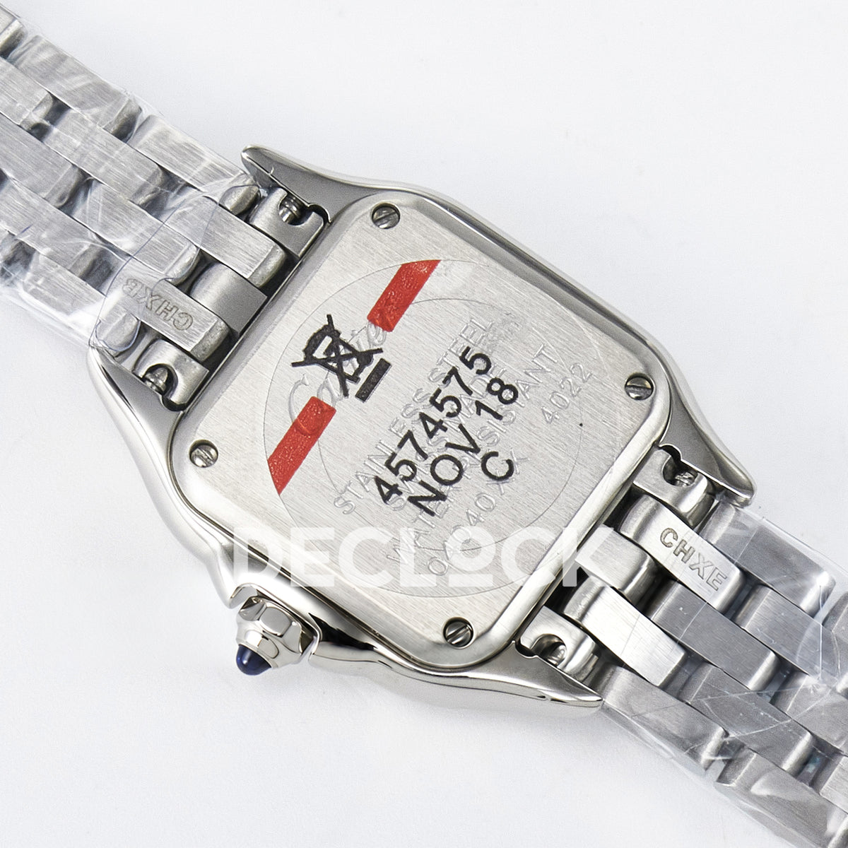 Panthère De Cartier Mini 22x18mm Steel White Dial Asian AAA+ Replica – watch detail 14