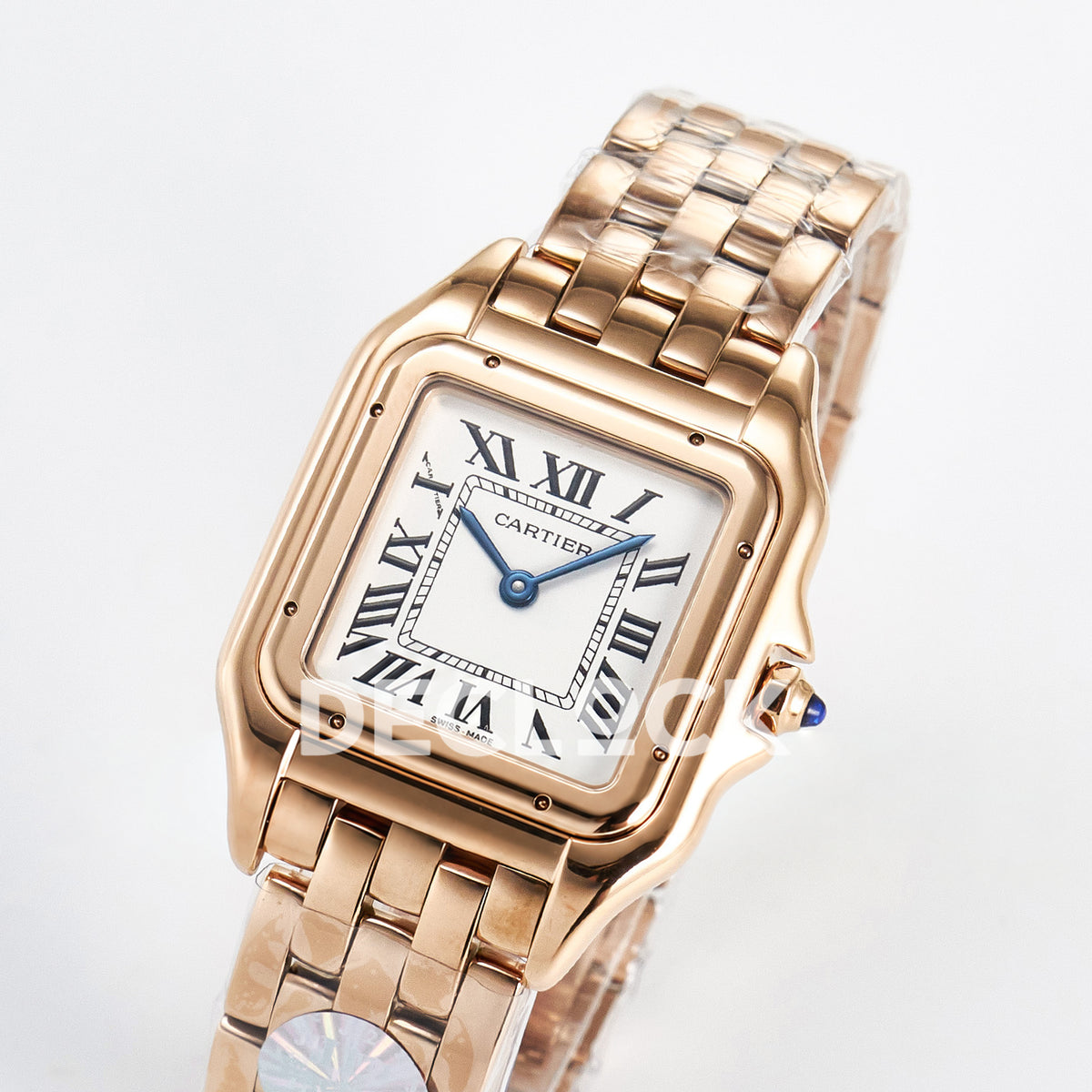 Panthère De Cartier Small 27x22mm Rose Gold White Dial Asian AAA+ Replica – angle 03