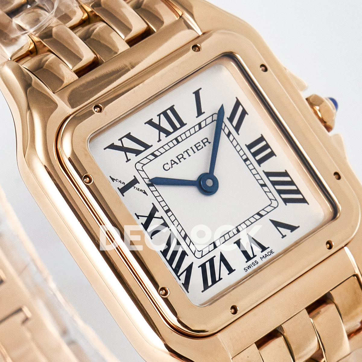 Panthère De Cartier Small 27x22mm Rose Gold White Dial Asian AAA+ Replica – angle 04