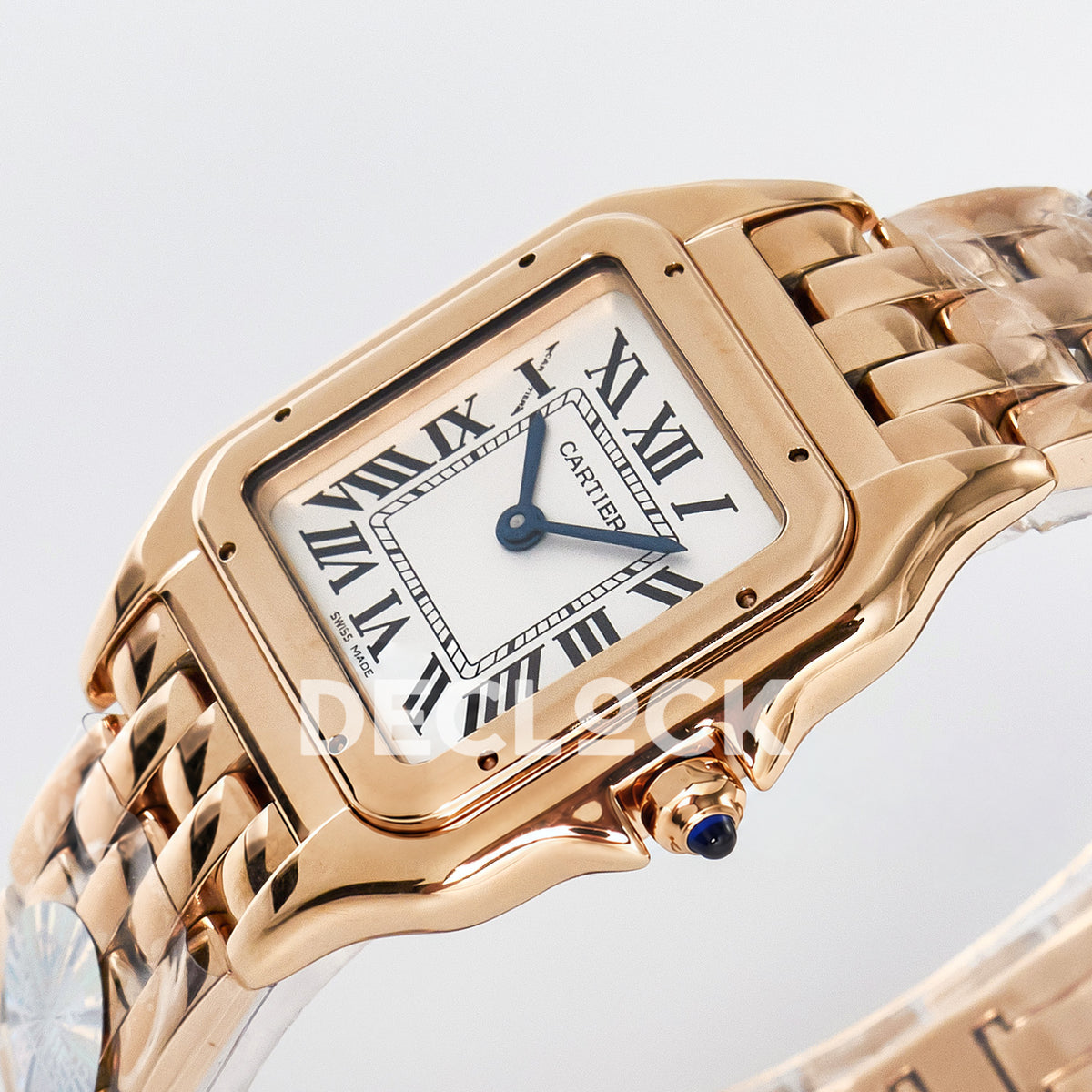Panthère De Cartier Small 27x22mm Rose Gold White Dial Asian AAA+ Replica – angle 05