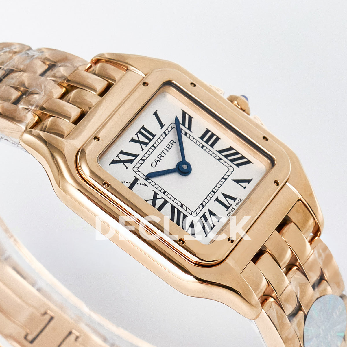 Panthère De Cartier Small 27x22mm Rose Gold White Dial Asian AAA+ Replica – angle 06