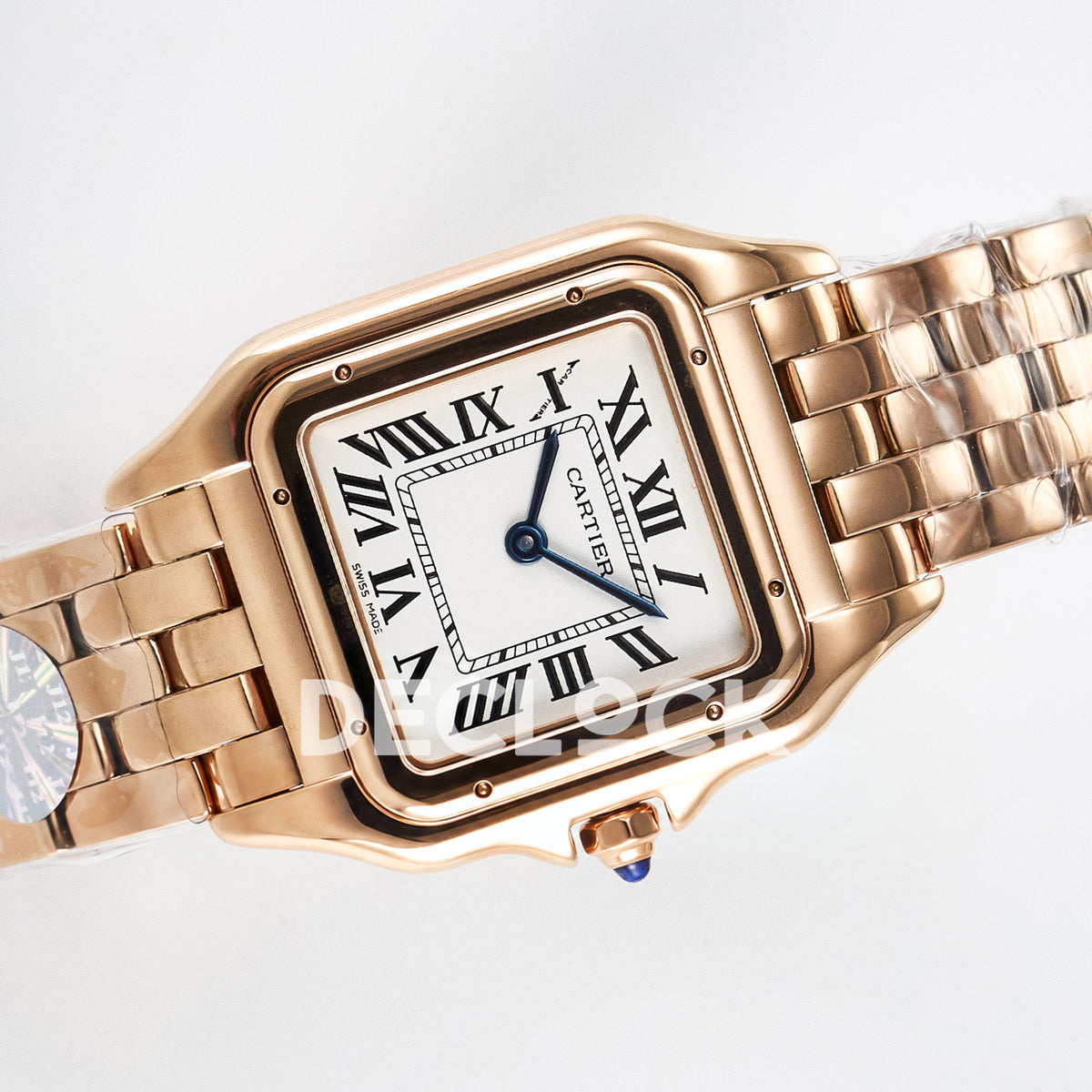 Panthère De Cartier Small 27x22mm Rose Gold White Dial Asian AAA+ Replica – angle 07
