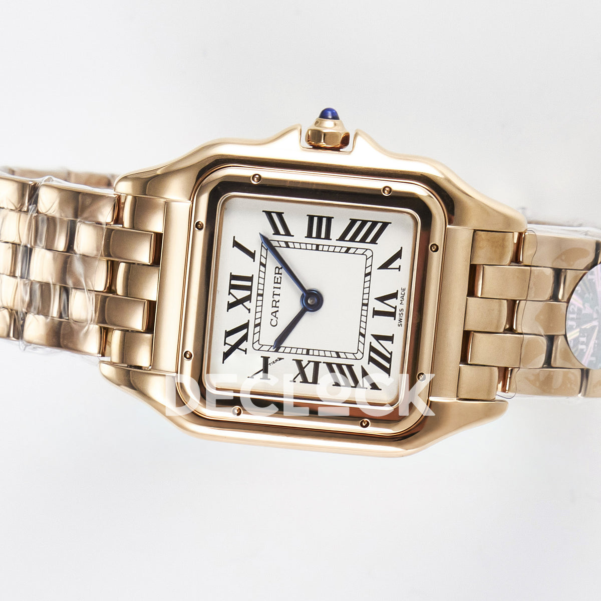 Panthère De Cartier Small 27x22mm Rose Gold White Dial Asian AAA+ Replica – angle 08
