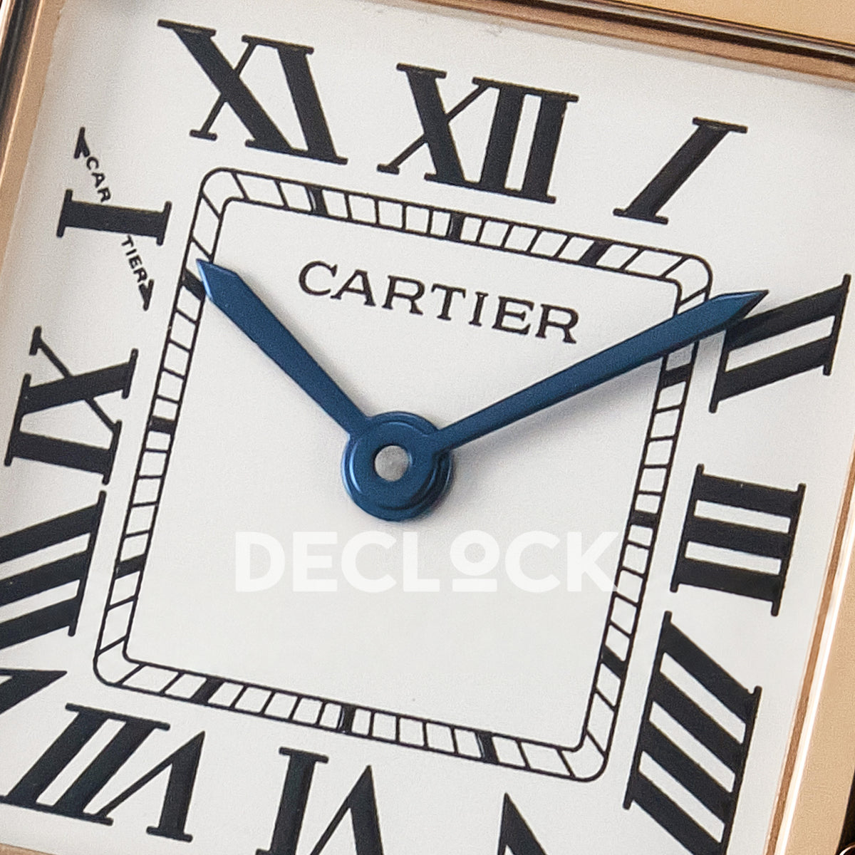Panthère De Cartier Small 27x22mm Rose Gold White Dial Asian AAA+ Replica – dial detail 09