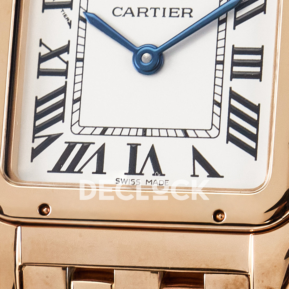 Panthère De Cartier Small 27x22mm Rose Gold White Dial Asian AAA+ Replica – watch detail 11