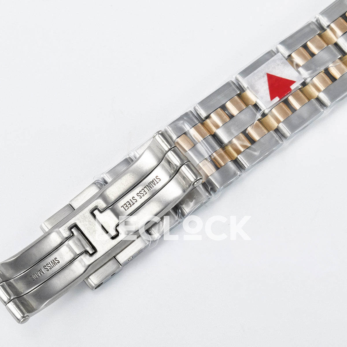 Panthère De Cartier Small 27x22mm Steel & Rose Gold White Dial Stone Bezel Asian AAA+ Replica – watch detail 17