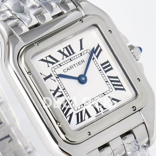 Panthère De Cartier Small 27x22mm Steel White Dial Asian AAA+ Replica – angle 04