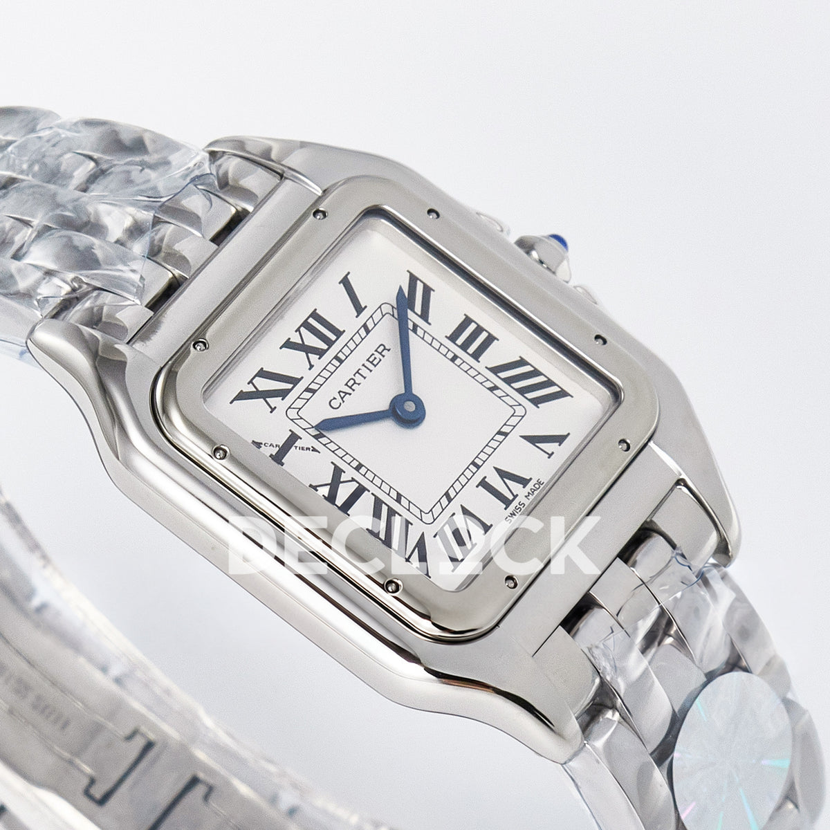 Panthère De Cartier Small 27x22mm Steel White Dial Asian AAA+ Replica – angle 06