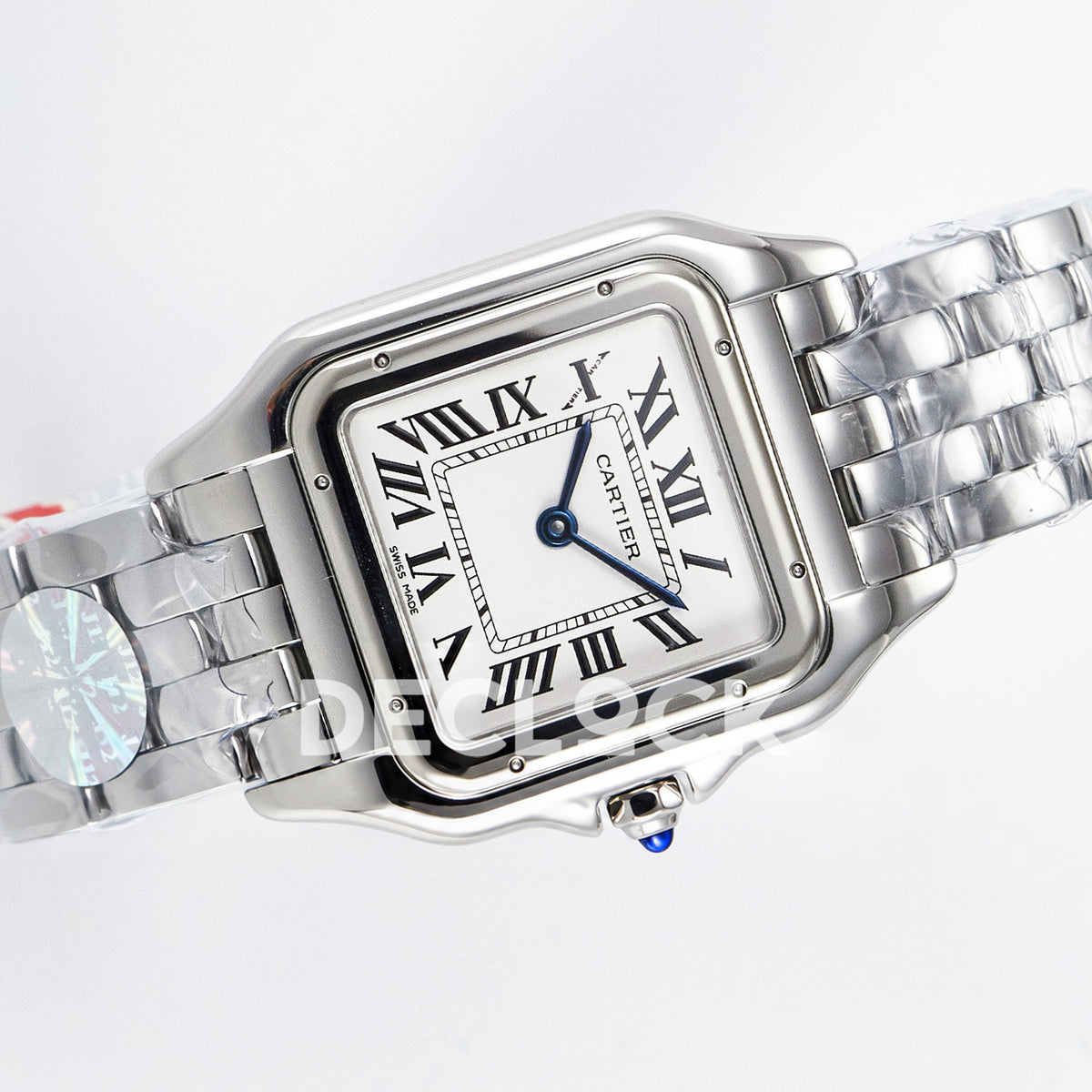 Panthère De Cartier Small 27x22mm Steel White Dial Asian AAA+ Replica – angle 07