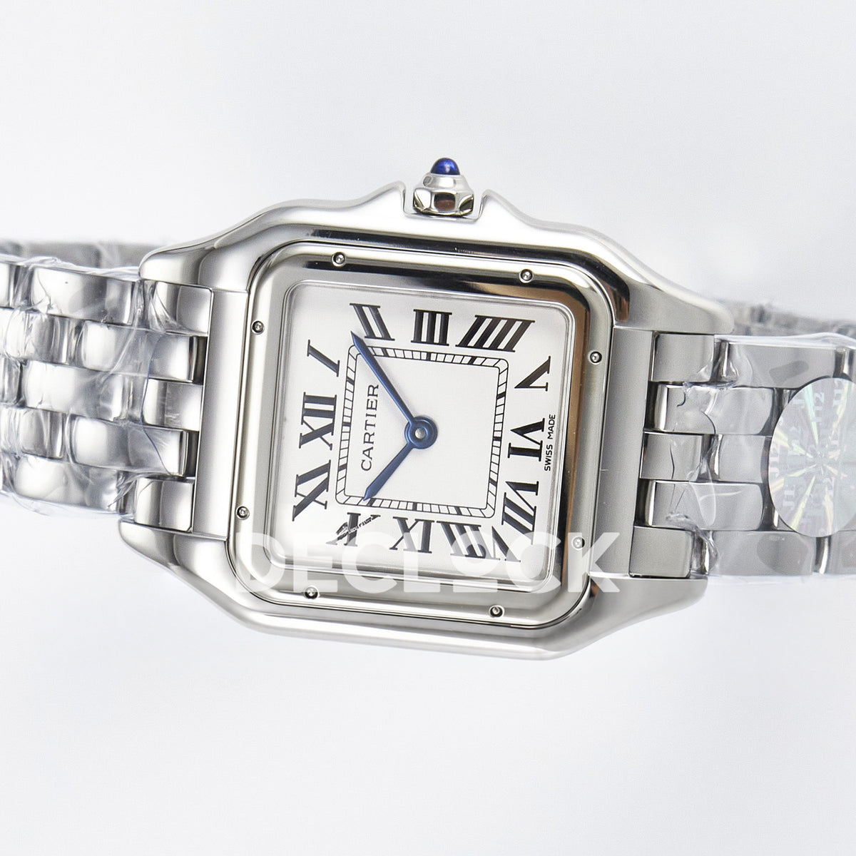 Panthère De Cartier Small 27x22mm Steel White Dial Asian AAA+ Replica – angle 08