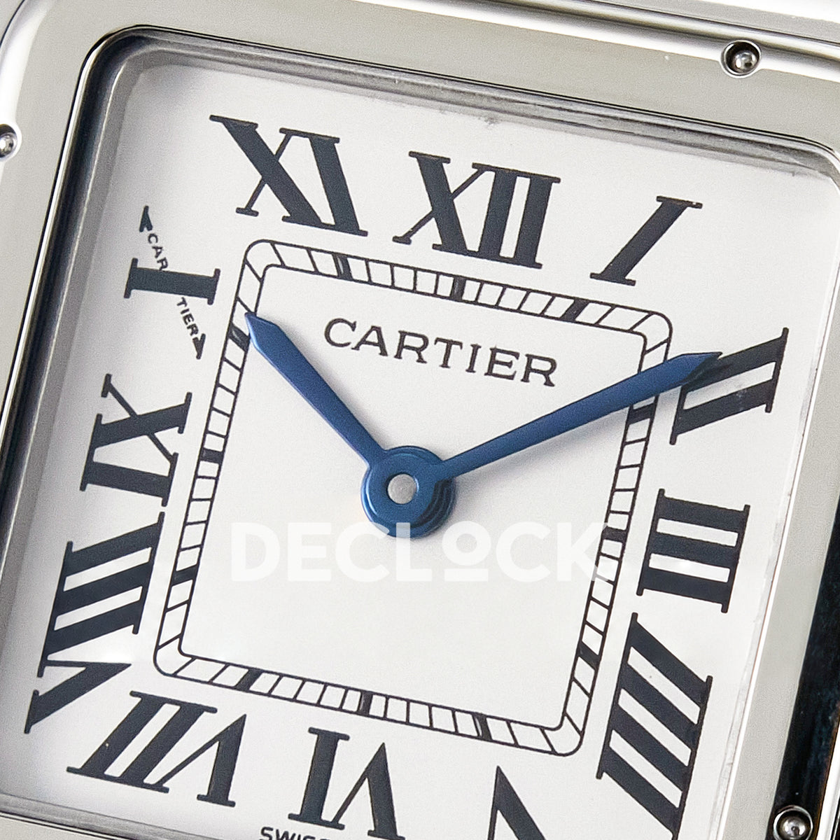 Panthère De Cartier Small 27x22mm Steel White Dial Asian AAA+ Replica – dial detail 09